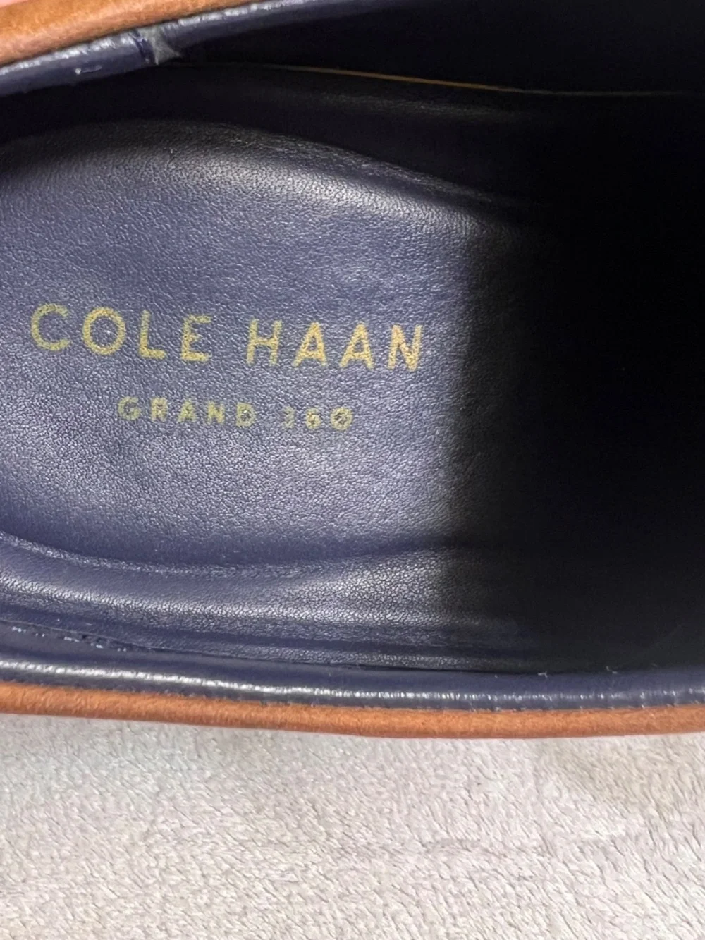 New Cole Haan Grand 360 Men’s Brown Leather Derby Oxford Dress Shoes Size 13 M